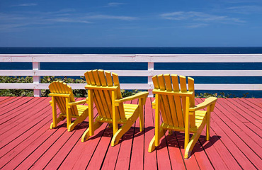 Redwood Decking in Beverly Hills