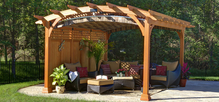 Modern Wood Pergola Installation in Beverly Hills, CA